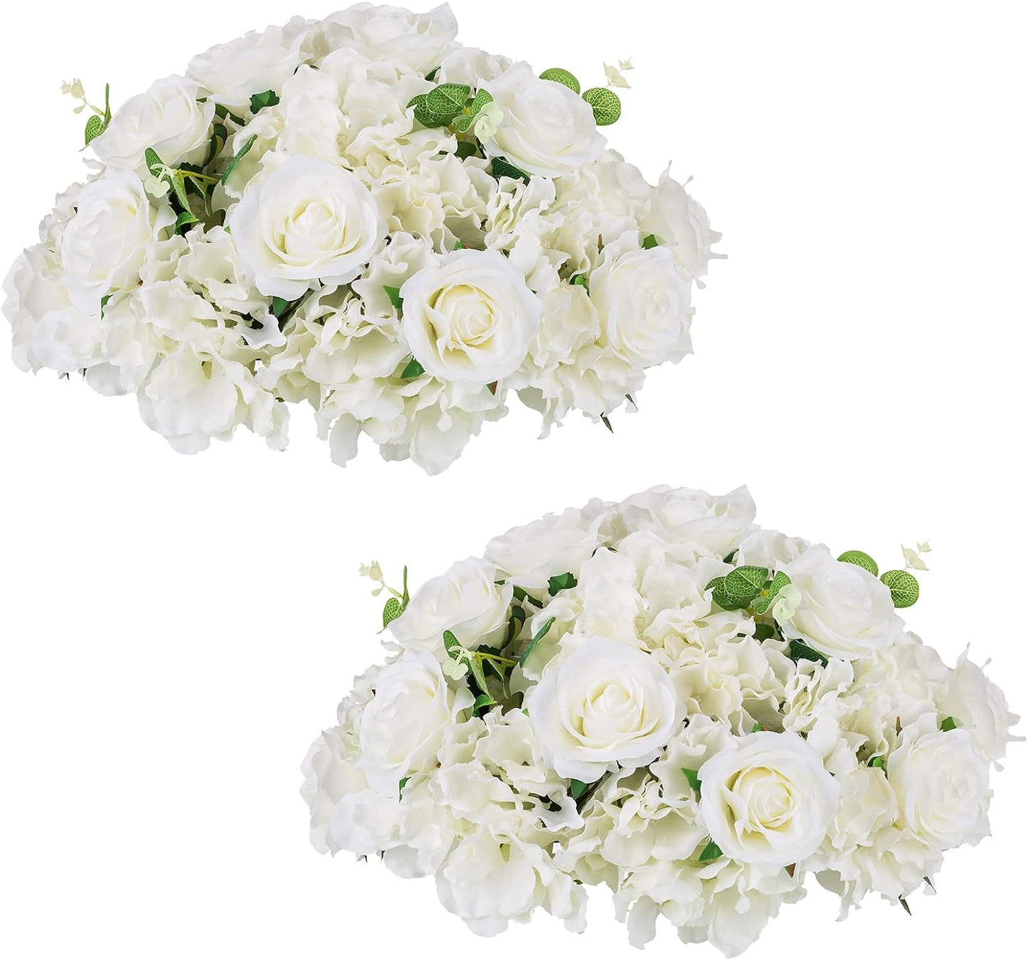 Location Boule de fleur Blanc 40cm