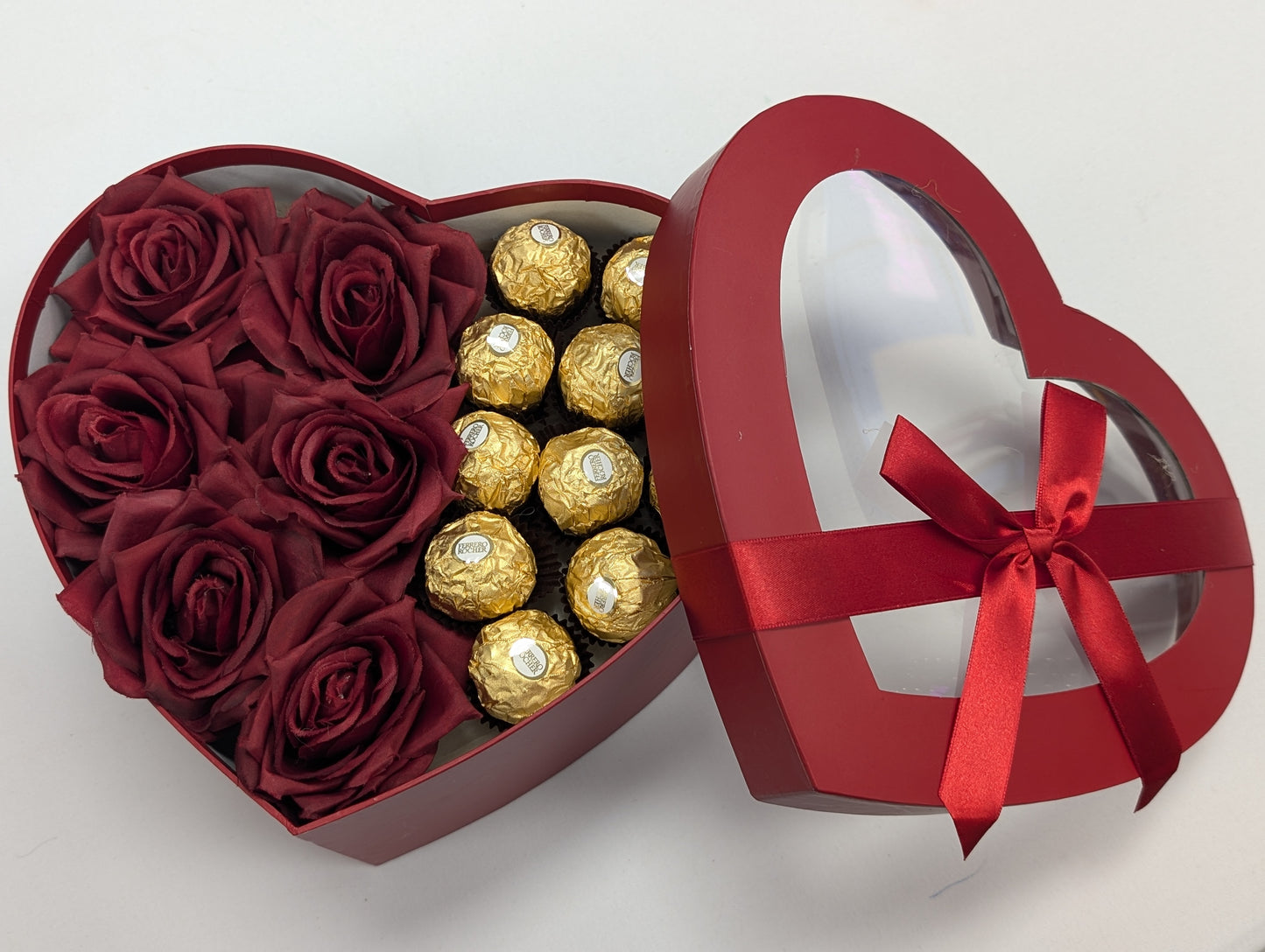 A35 Coffret coeur choco fleurs