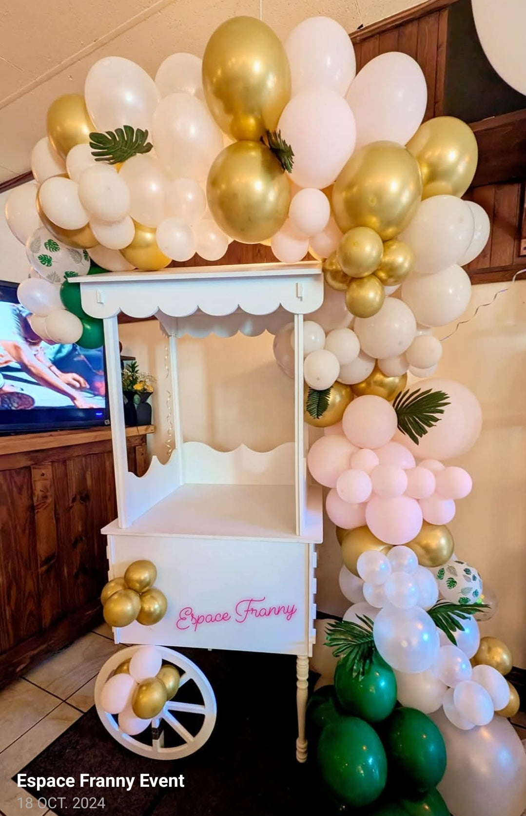 Location Candy Cart Chariot a dessert