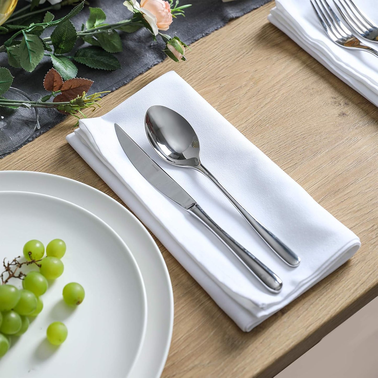 Location Serviette de table blanche en tissu