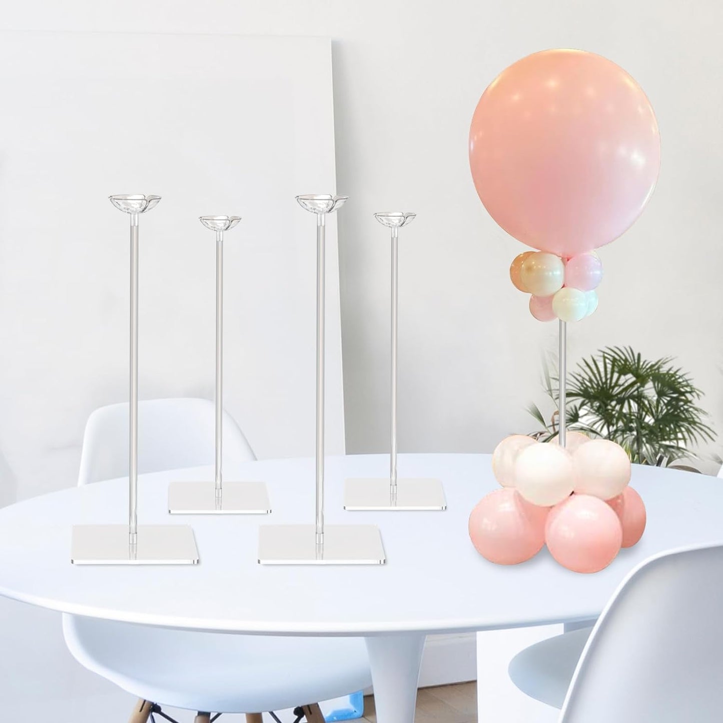Location de Support transparent pour decoration centre de table, a ballons