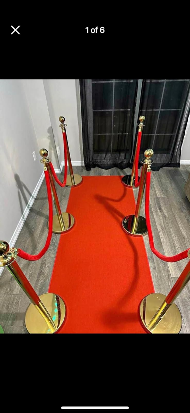 Location Tapis rouge 300cm (10')