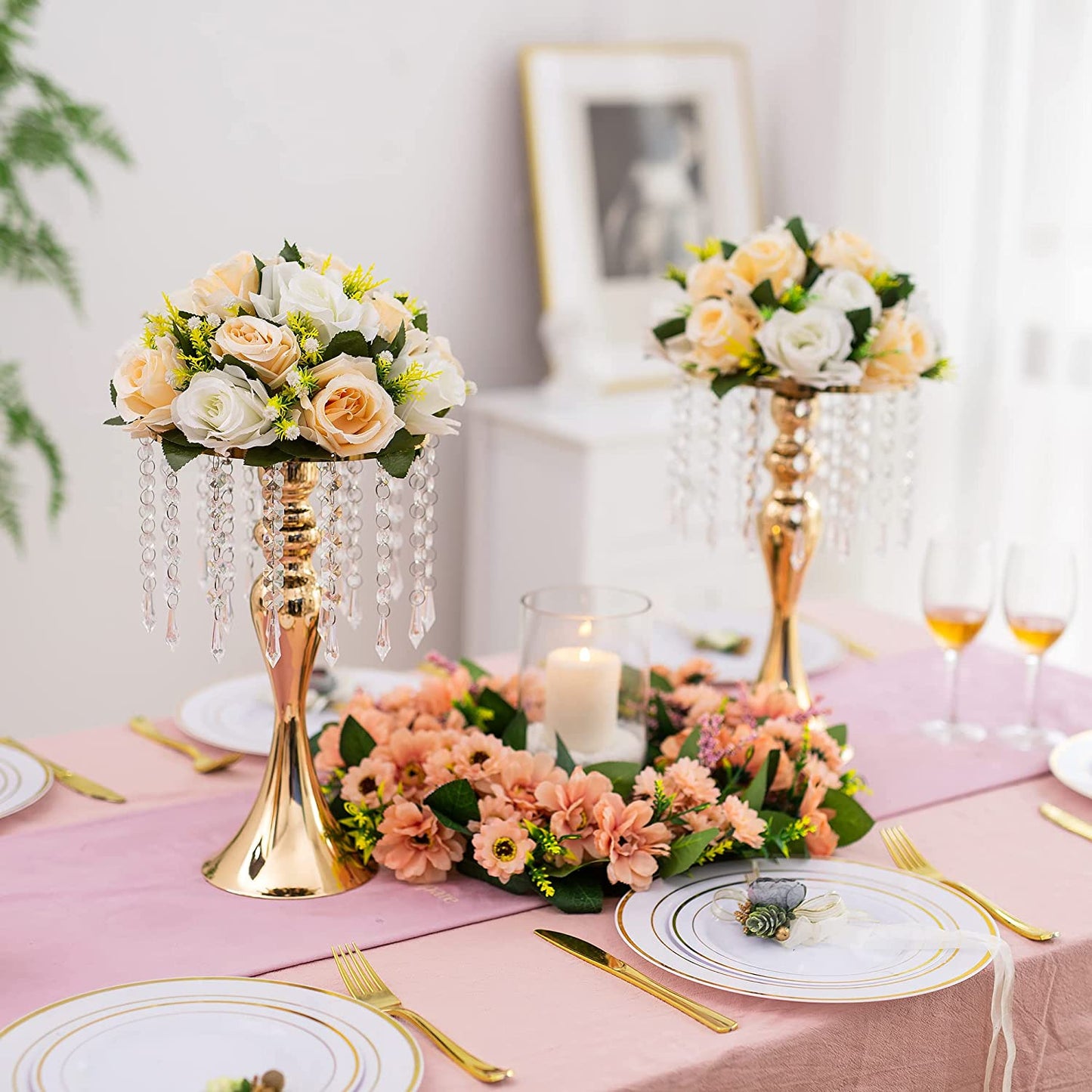 Location Vase Or 35 cm