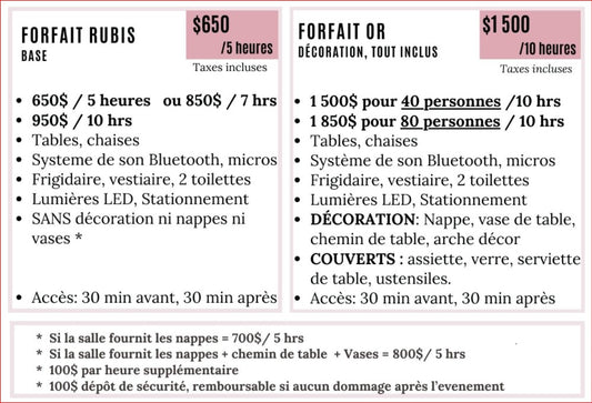 Location de salle